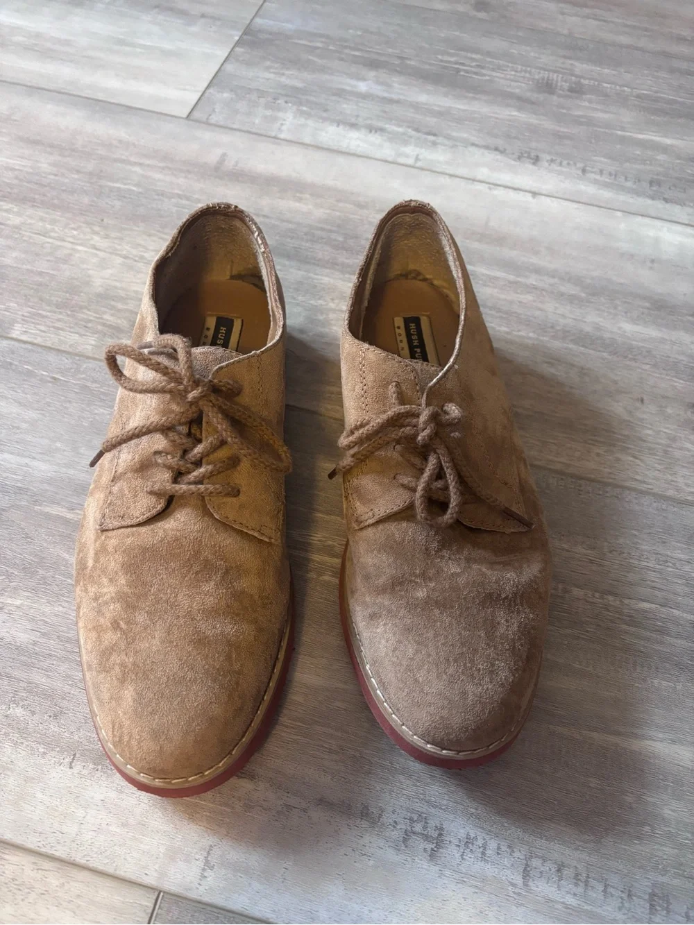 Hush Puppies Brown Suede Chukka Boots